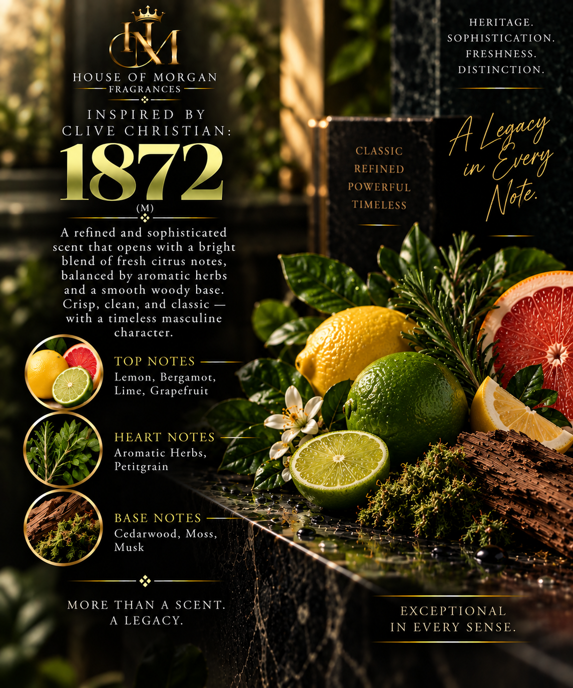 Heritage 1872: Inspired by Clive Christian 1872