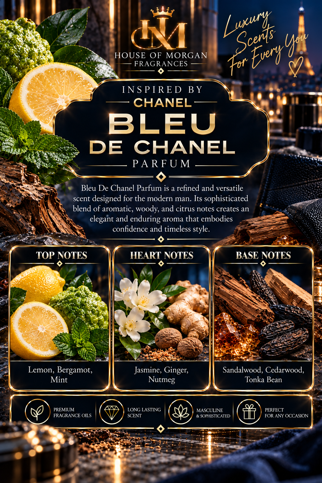 Midnight Bleu: Inspired by Chanel Bleu De Chanel