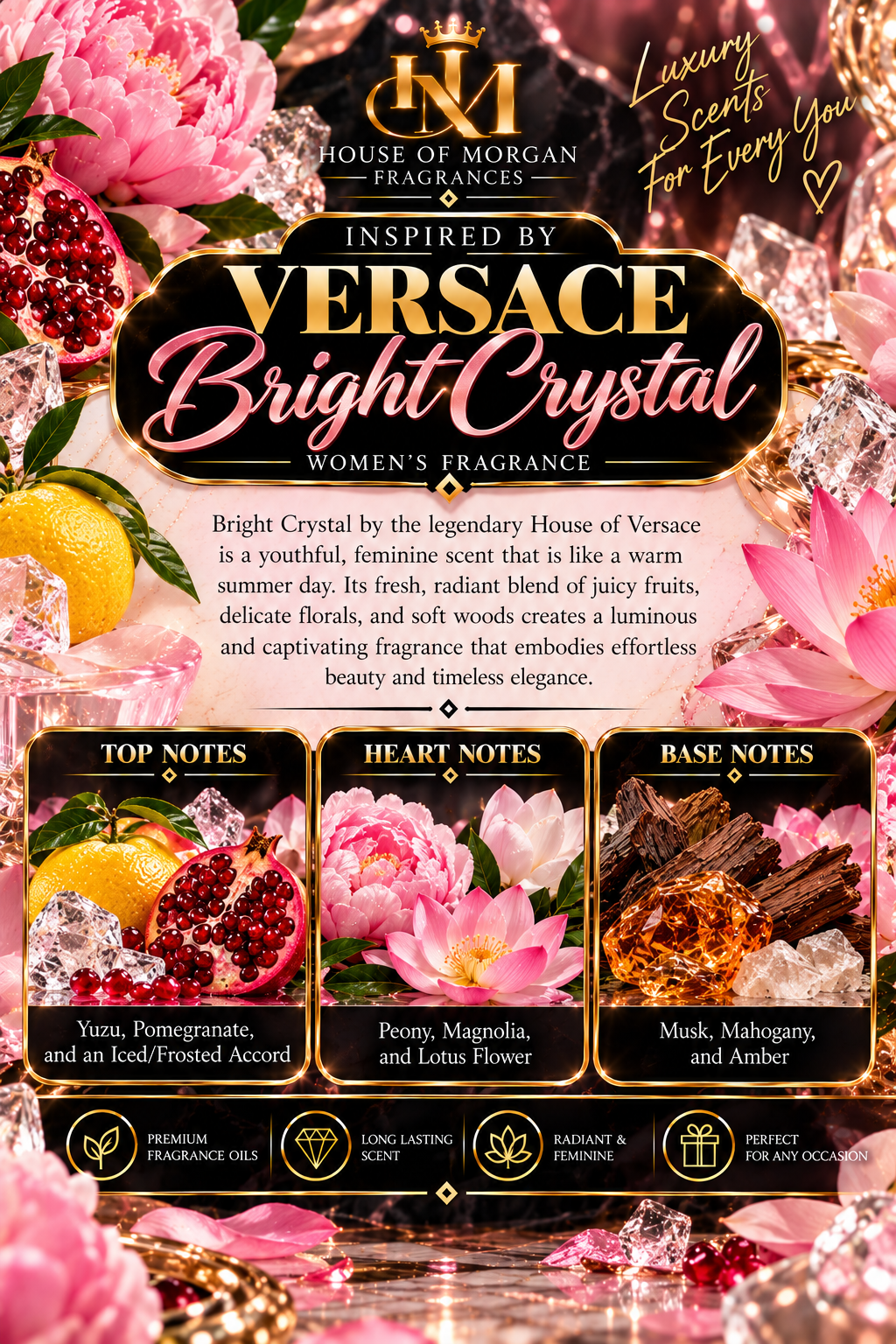 Crystal Glow: Inspired by Versace Bright Crystal