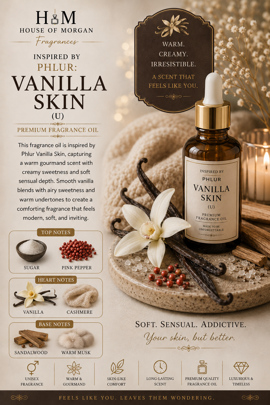 Bare Vanilla: Inspired by Phlur Vanilla Skin