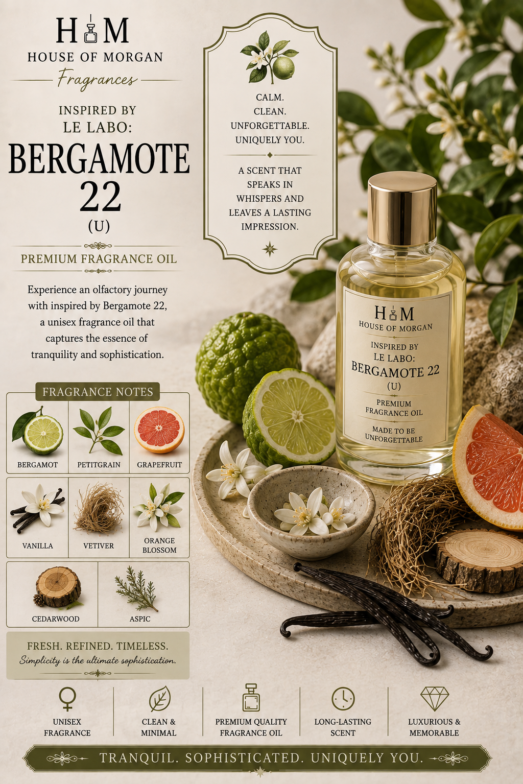 Bergamote: Inspired by Le Labo Bergamote 22