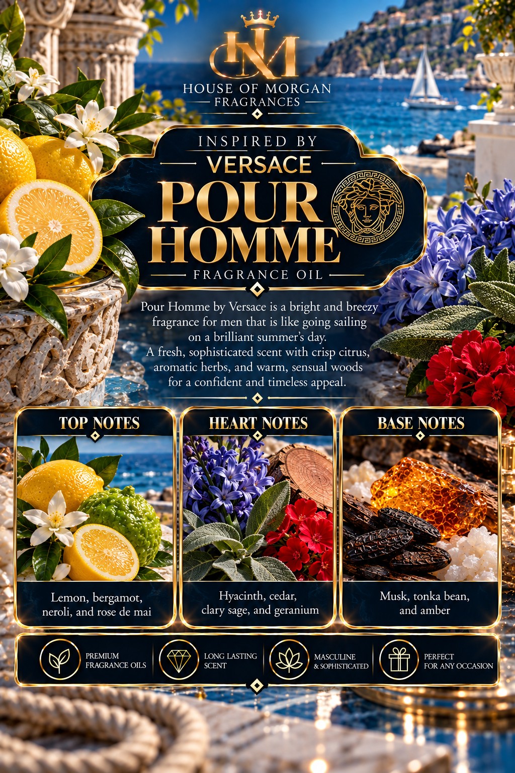 Mediterranean Man: Inspired by Versace Pour Homme